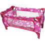 PLAYWORLD DOLL TRAVEL COT PINK