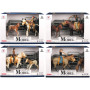 Twin Horse with Rider Set 4 Styles Assorted (D24)