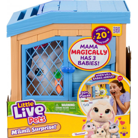 LITTLE LIVE PETS MAMA SURPRISE S3 BUNNY PLAYSET