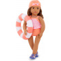 OUR GENERATION Deluxe Bathing Suit outfit w/Floaty