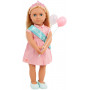 OUR GENERATION Birthday Doll w/Pink Dress, Brenna