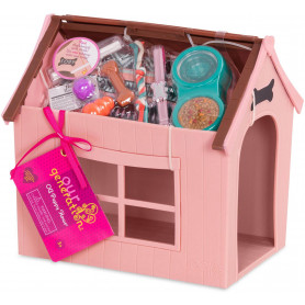 OUR GENERATION DELUXE DOG HOUSE SET