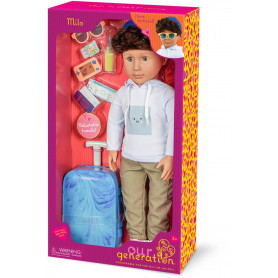 Activity Travel Boy Doll w/Accessories, Milo