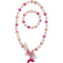 Pink Poppy - Mermaid Tail Necklace & Bracelet Set