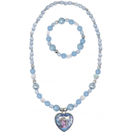 Pink Poppy - Disney Frozen Elsa Necklace & Bracelet Set