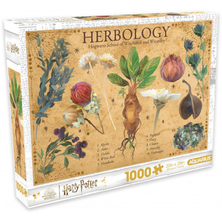 Harry Potter Herbology 1000 Piece Jigsaw P