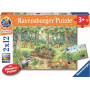 Ravensburger - Animals in the Forest & Meadow 2x12p