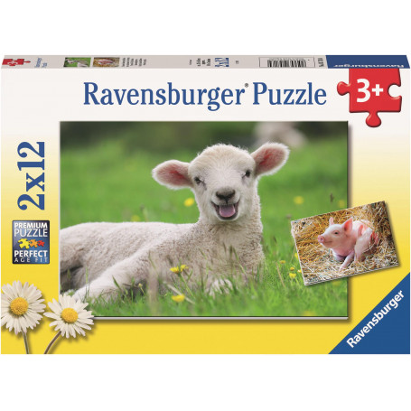 Ravensburger - Farm Animals 2x12p