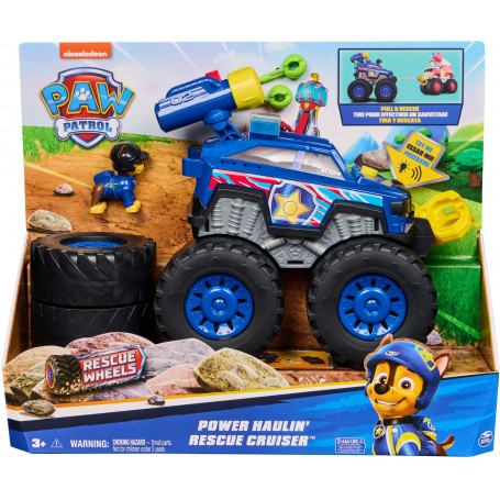 PAW Patrol Rescue Wheels Chase's Power Haulin' Rescue Cruiser