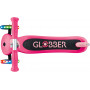 Globber Primo V2 scooter with Lights and Griptape - Fuchsia/ Pastel Pink