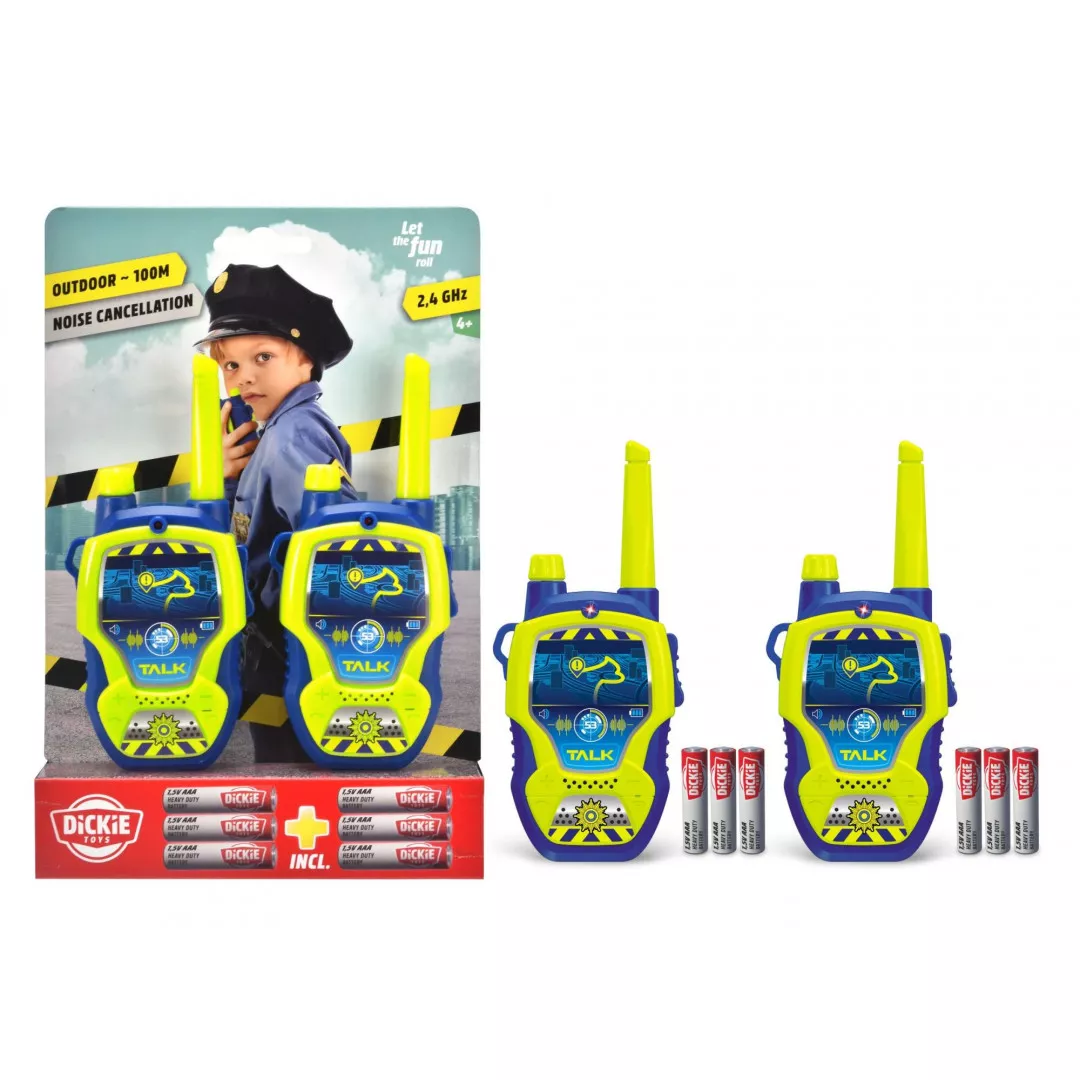 Toy Walkie Talkie Set For Kids - Non-Working Pretend Play Props For Dress Up, Spy, Police & Adventure Costumes