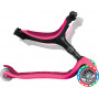 Globber GO UP ACTIVE with Lights - Fuchsia/ Dark Pink