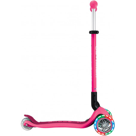 Globber Go Up Active With Lights - Fuchsia/ Dark Pink -