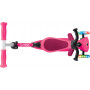 Globber GO UP ACTIVE with Lights - Fuchsia/ Dark Pink