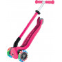 Globber GO UP ACTIVE with Lights - Fuchsia/ Dark Pink