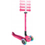 Globber GO UP ACTIVE with Lights - Fuchsia/ Dark Pink