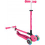 Globber GO UP ACTIVE with Lights - Fuchsia/ Dark Pink