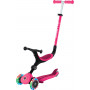 Globber GO UP ACTIVE with Lights - Fuchsia/ Dark Pink