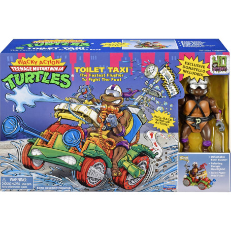 TMNT Classic Toilet Taxi w/ Dontalleo