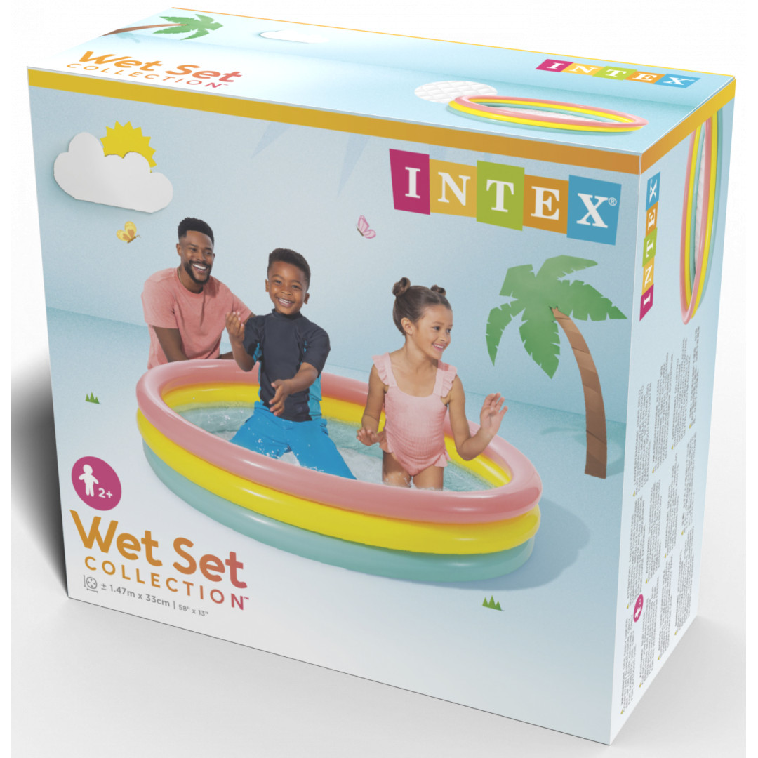 Sunset Glow Baby Pool Online Sunset Glow Pool, 3-Ring, With