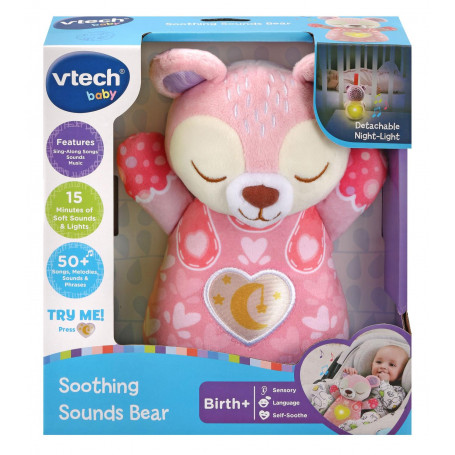 Soothing Sounds Bear Pink