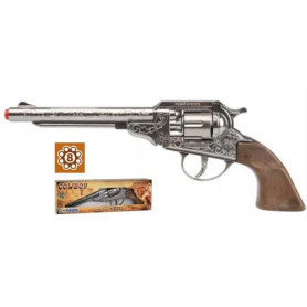 Long Barrel Cowboy Revolver - 8 Shot