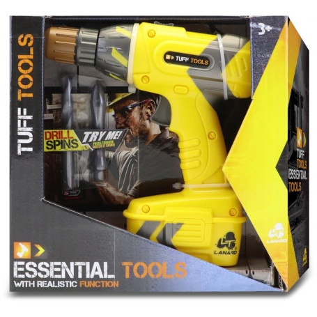 TUFF TOOLS ESSENTIAL - POWER DRILL/FLASHLIGHT