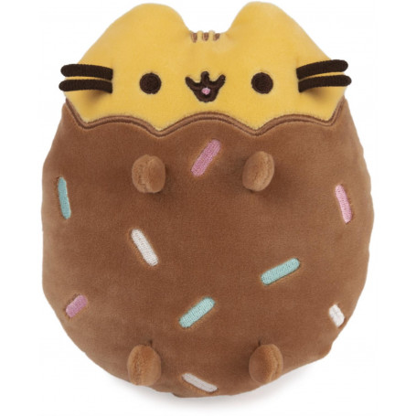 PUSHEEN CHOCOLATE DIPPED COOKIE RAINBOW SPRINKLES