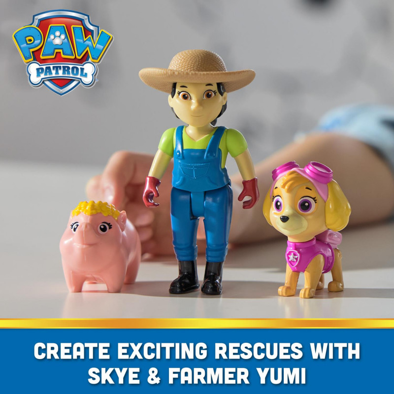 Paw Patrol – Hero Pup Core Marshall – Figurine D’action, Jeu D’imagination, Dès 3 Ans