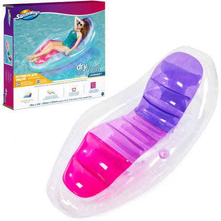 Swimways Dry Float- Lay-Z Lounger - Orchid