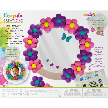 Crayola Creations Model Magic Daisy Mirror Kit