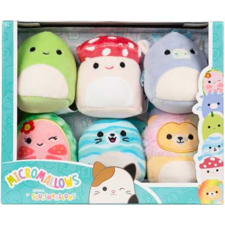 Squishmallow 2.5" Micromallow 6 Pack Asst