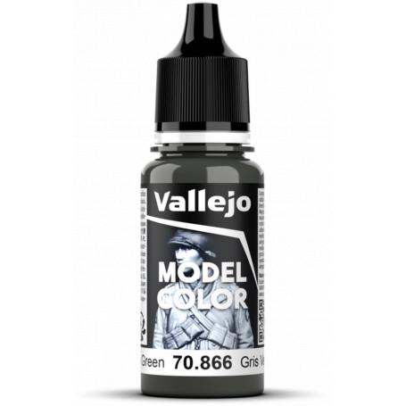 Vallejo 70866 Model Colour Grey Green 17 ml Acrylic Paint