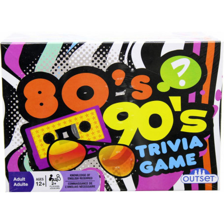 80'S & 90'S TRIVIA CARD GAME