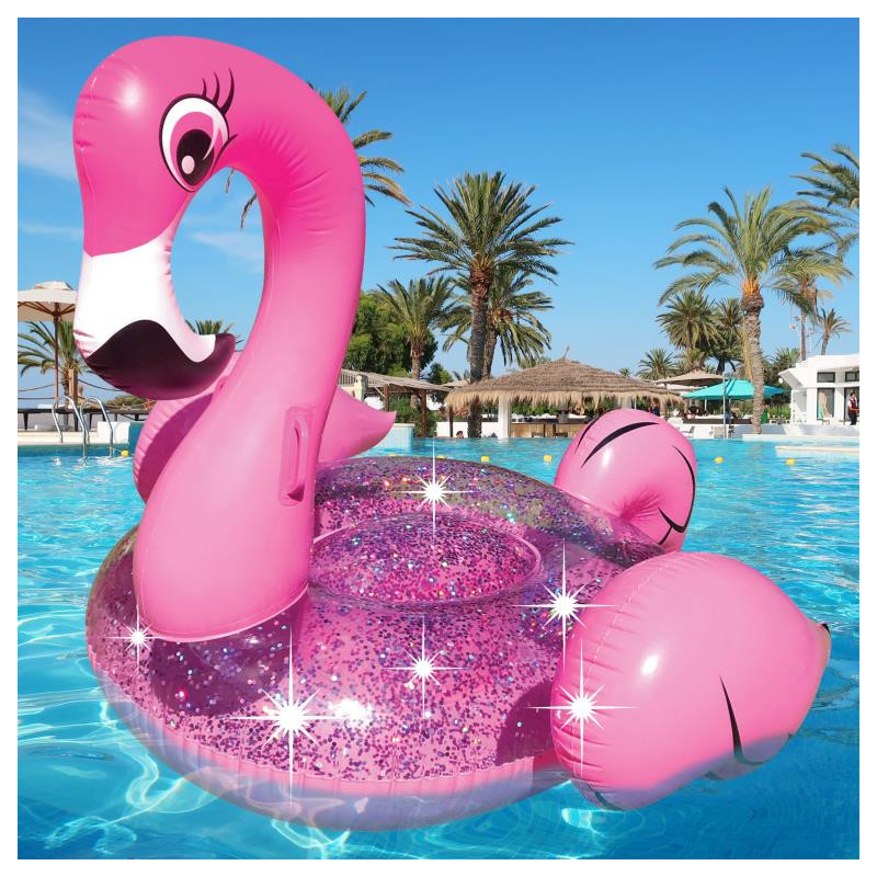 Flamingo Ride Bling Flamingo Ride Inflatable - Afterpay Available!