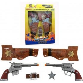 Clicker Cowboy Twin Gun Set (D24)