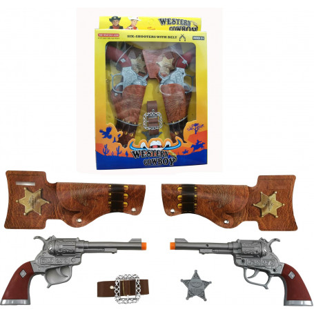 Clicker Cowboy Twin Gun Set (D24)