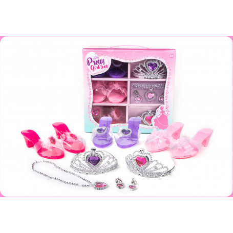 Pretty Girl Combo Shoes with Accessories in Display Box