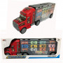 Hot Roddin Tractor Trailer with 10 Alloy Vehicles