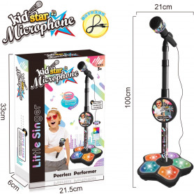 BOY MICROPHONE SET (3*AA BATTERIES NOT INC) (D72/12)