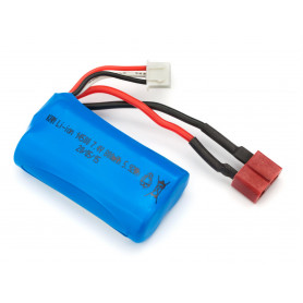 BlackZon Slyder Battery Pack (Li-ion 7.4V, 800mAH), W/Dean Plug [540037]