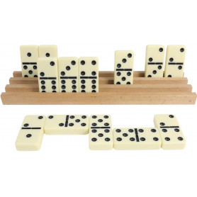 Craftsman Deluxe Wooden Domino Racks