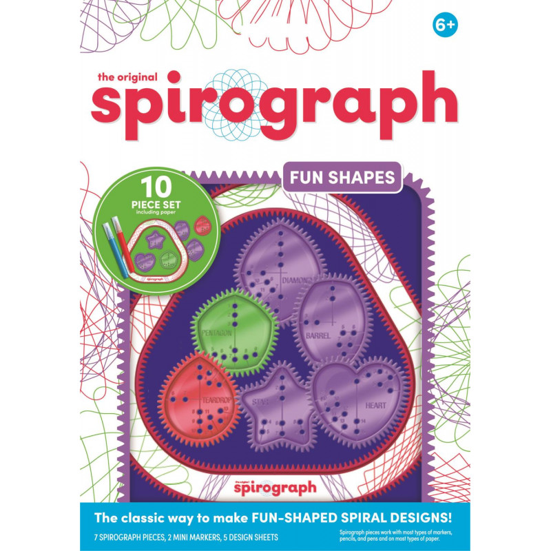 Spirestack Shape Spirograph Value Sets Asstn Shapes) - Afterpay Available!