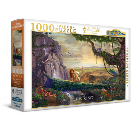 Harlington Thomas Kinkade 1000pce Puzzle - Disney - The Lion King Return to Pride Rock