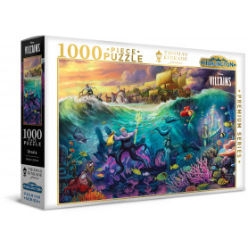 Harlington Thomas Kinkade 1000pce Puzzle - Disney Villains - Ursula