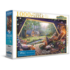 Harlington Thomas Kinkade PQ 1000pce Puzzle - Disney - Snow White and the Seven Dwarfs