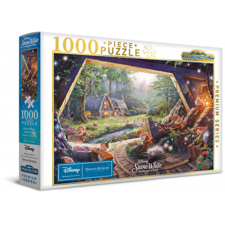 Harlington Thomas Kinkade PQ 1000pce Puzzle - Disney - Snow White and the Seven Dwarfs