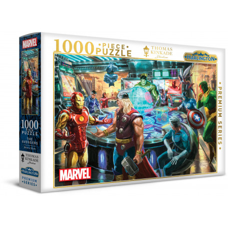 Harlington Thomas Kinkade 1000pce Puzzle - Marvel - The Avengers