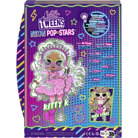 L.O.L. Surprise Tweens Neon Pop Stars - Kitty K - Afterpay