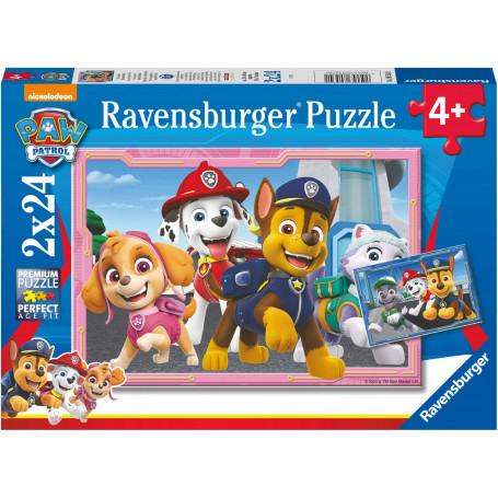 Ravensburger - Paw Patrol Dog Heroes 2x24p